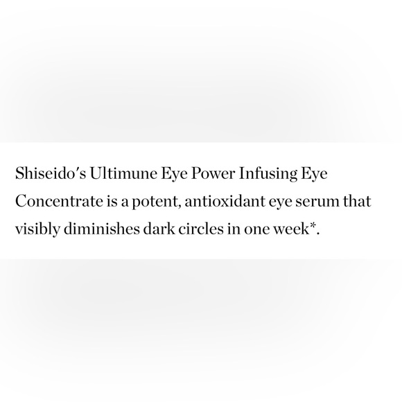 LAST 1! Shiseido Ultimune Eye Power Infusing Concentrate 👁️ NEW Full Size - Picture 5 of 9